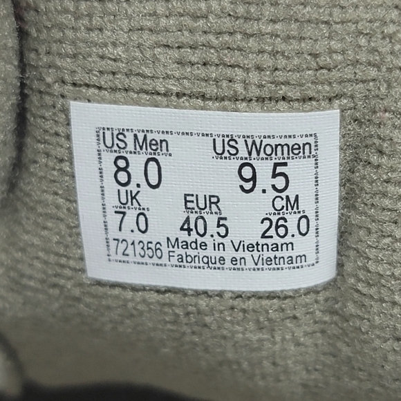 VANS Sk8-Hi TAPERED STACKFORM Overland Trek Sneakers Women’s Size 9.5 New - Picture 4 of 13